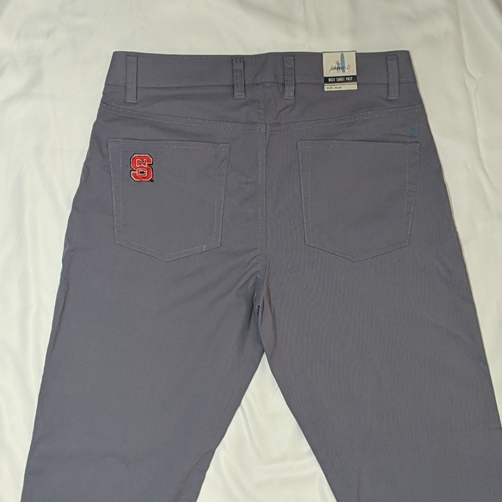 NEW NC State johnnie-O Grey Prep-Formance Pants